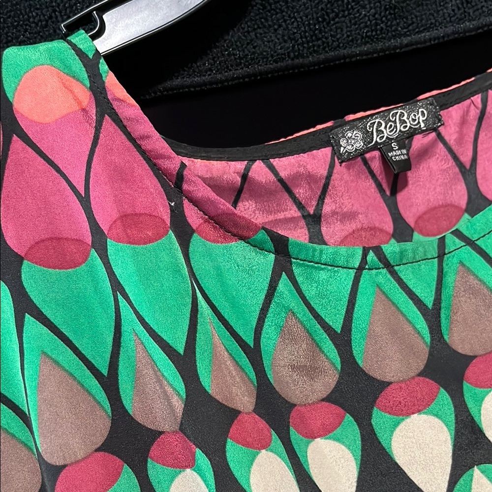Colorful Geometric Pattern Dress - Picture 4 of 4